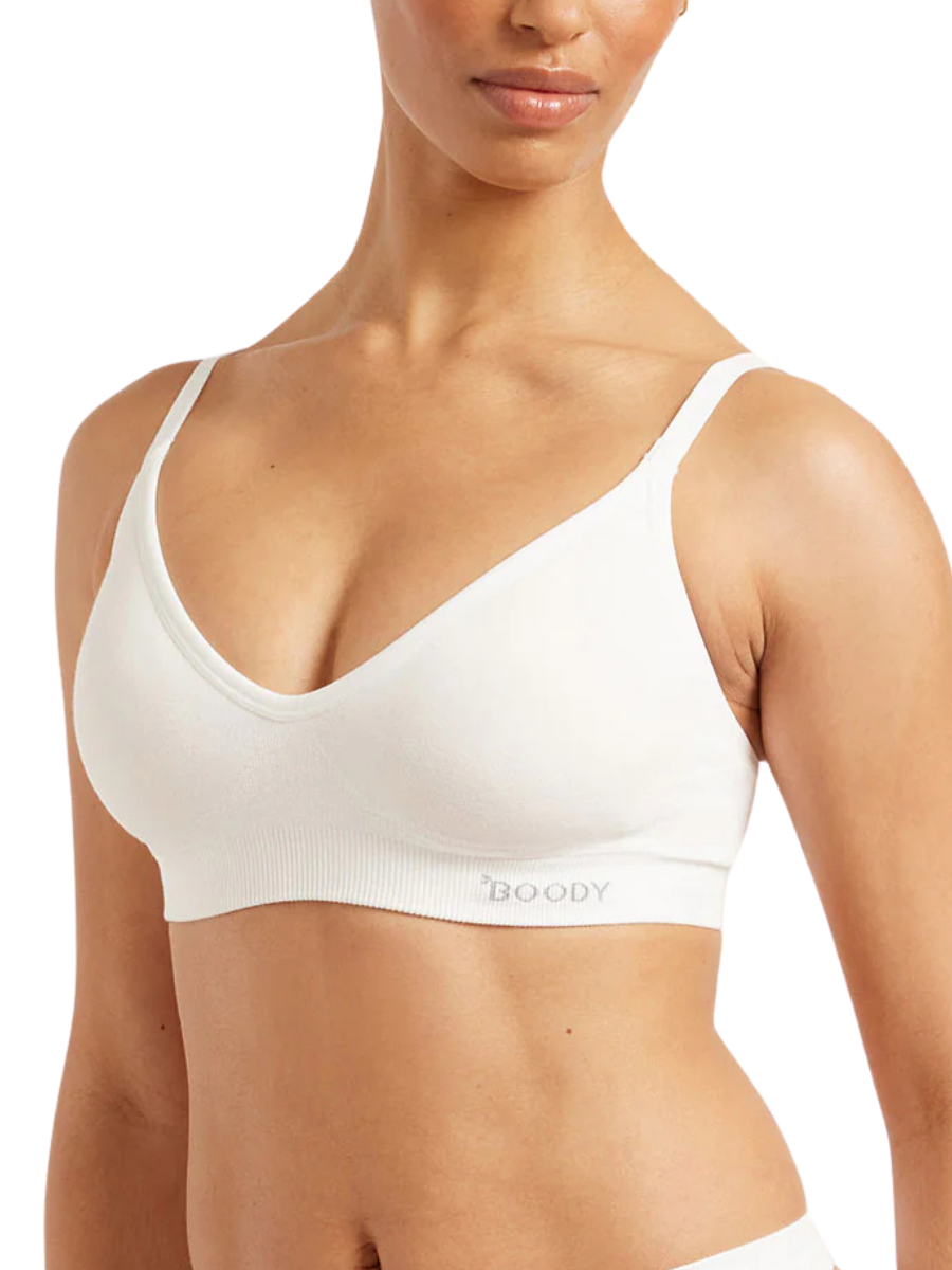 Wireless T-Shirt Bra- White
