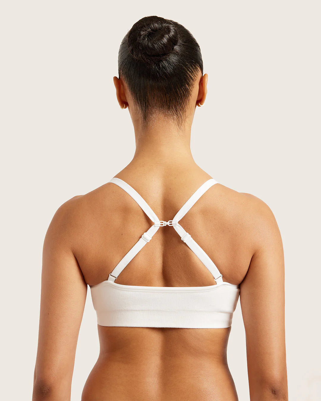 Wireless T-Shirt Bra- White