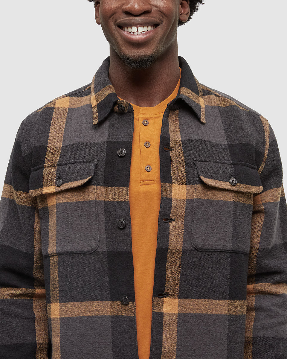 Woodford Shacket/Jacket - Graphit/Cabin Plaid
