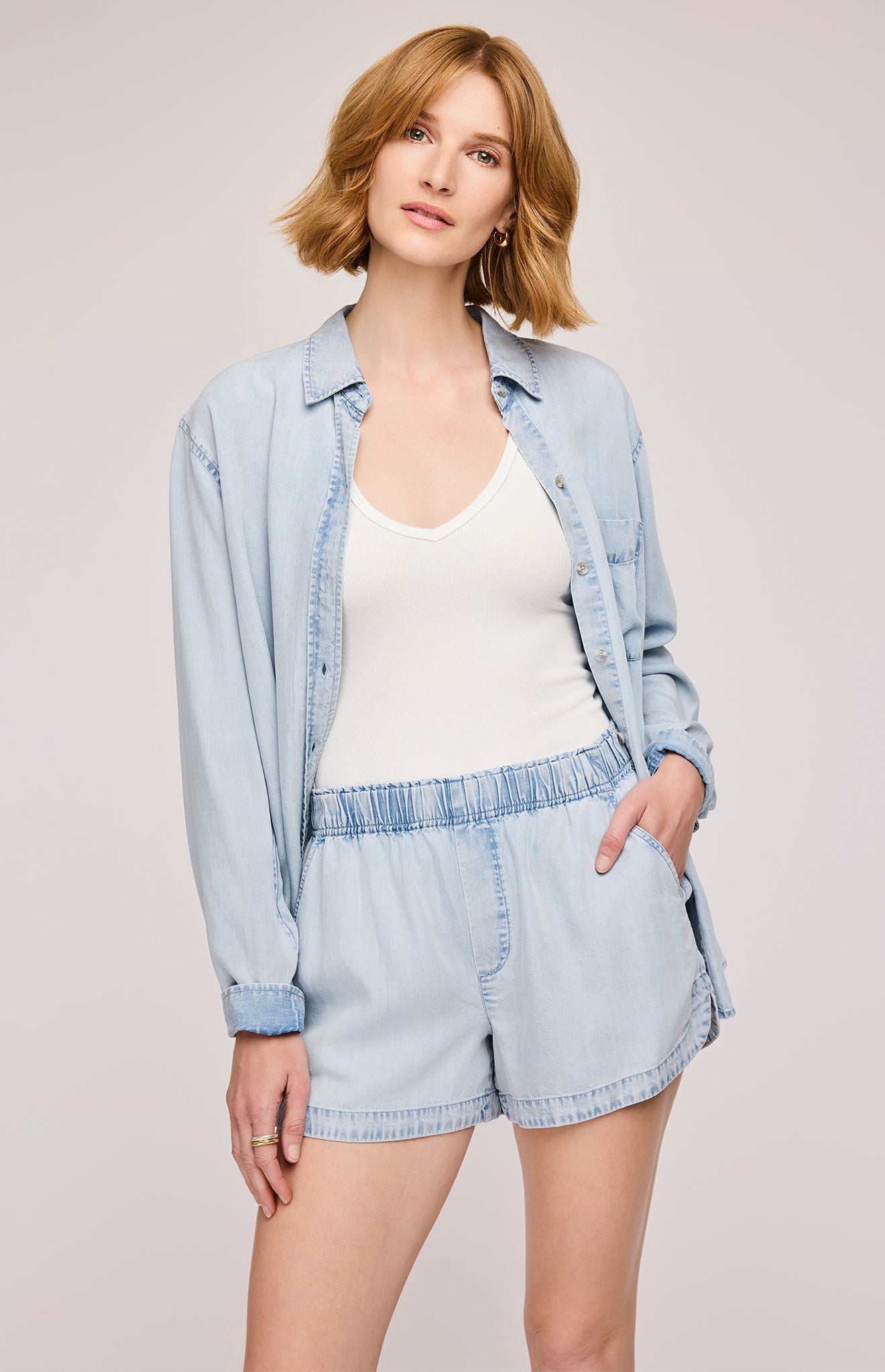 Wyatt TENCEL™ Shorts - Powder Blue