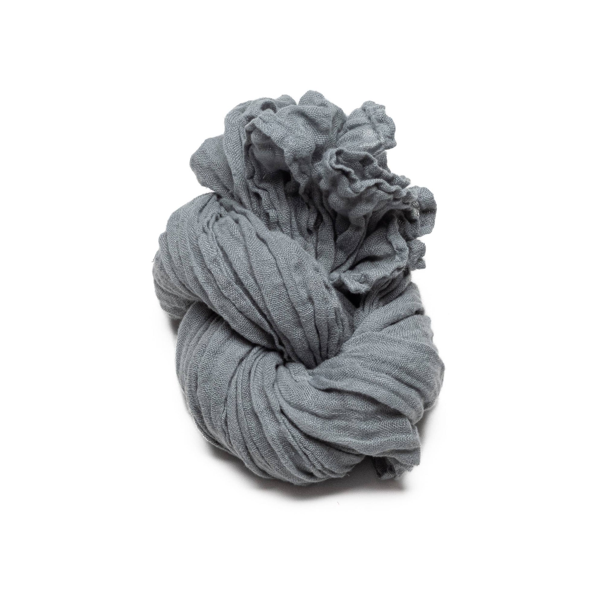 Garza Linen Scarf - Stormy Blue