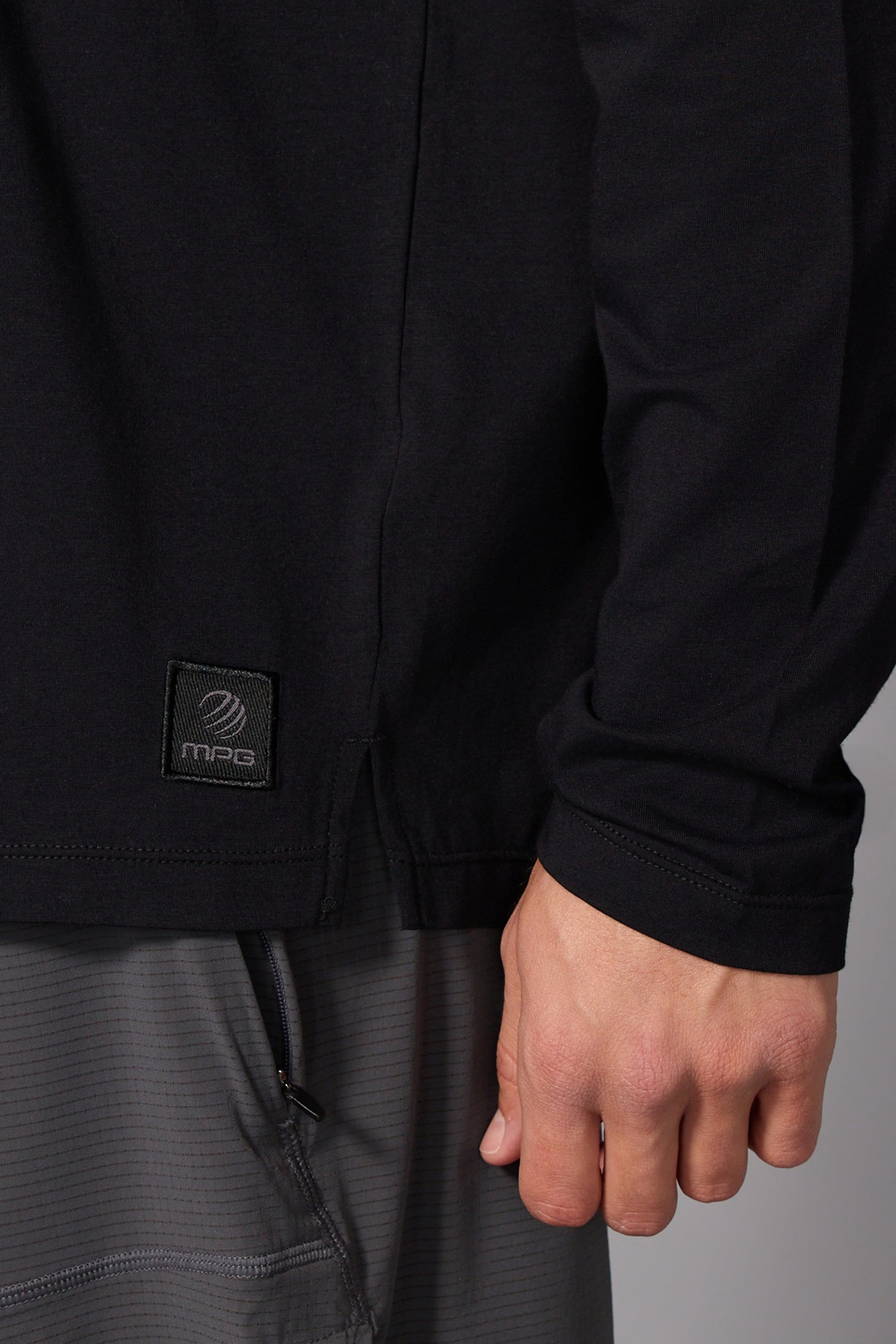 Pima Cotton LS Shirt - Black