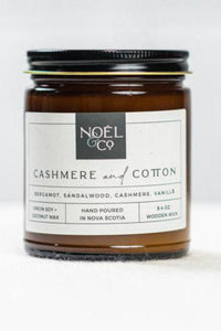 Cashmere & Cotton Scented Candle