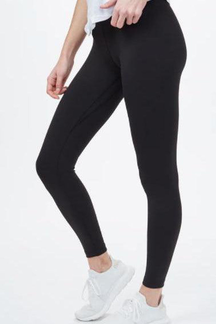 In Motion High Rise Legging by Tentree in Black