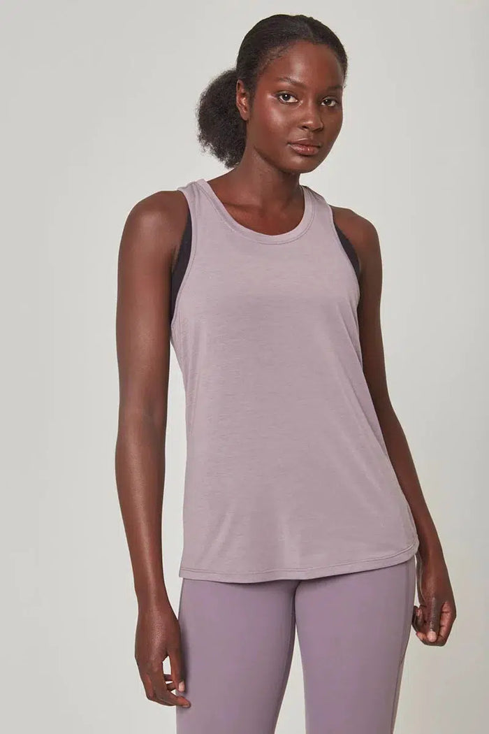 Dynamic Tank Top by MPG in Soft Plum