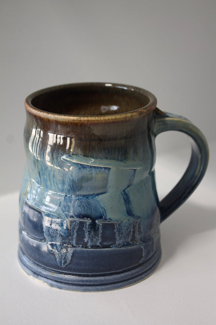 Ceramic Mug by Eastwood Pottery in Waterfall Design