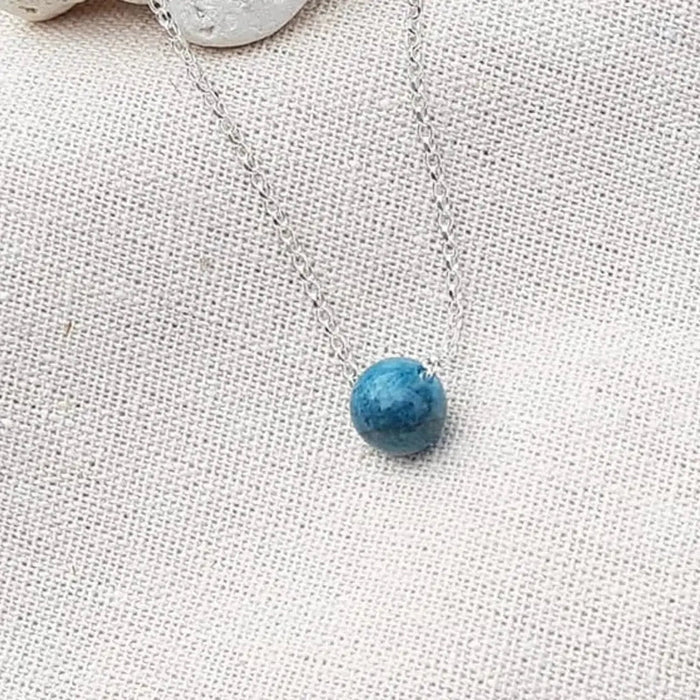 Intention Necklace By Elizabeth Design Apatite