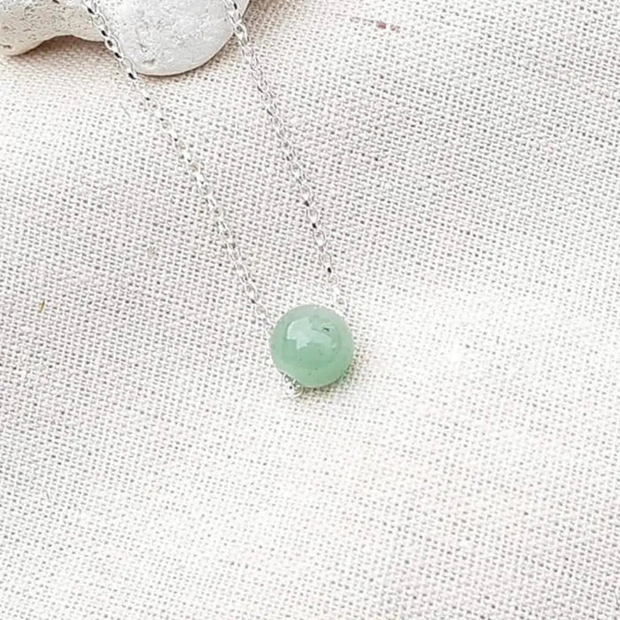 Intention Necklace By Elizabeth Designs Green Aventurine