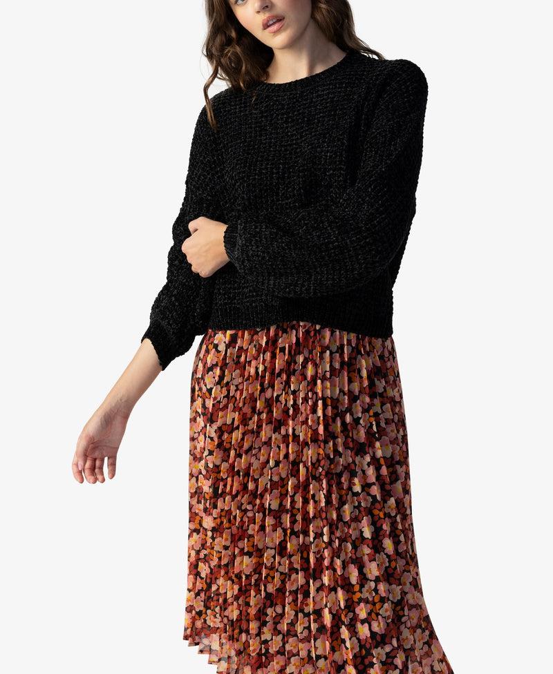 Pleated Midi Skirt by Sanctuary in Strawberry Field