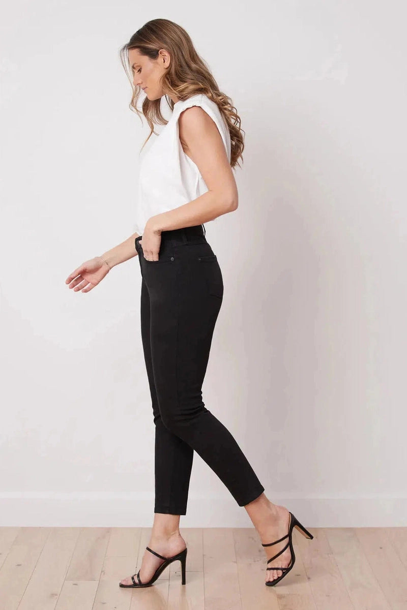Rachel Skinny Jeans by Yoga Jeans in Black LIght