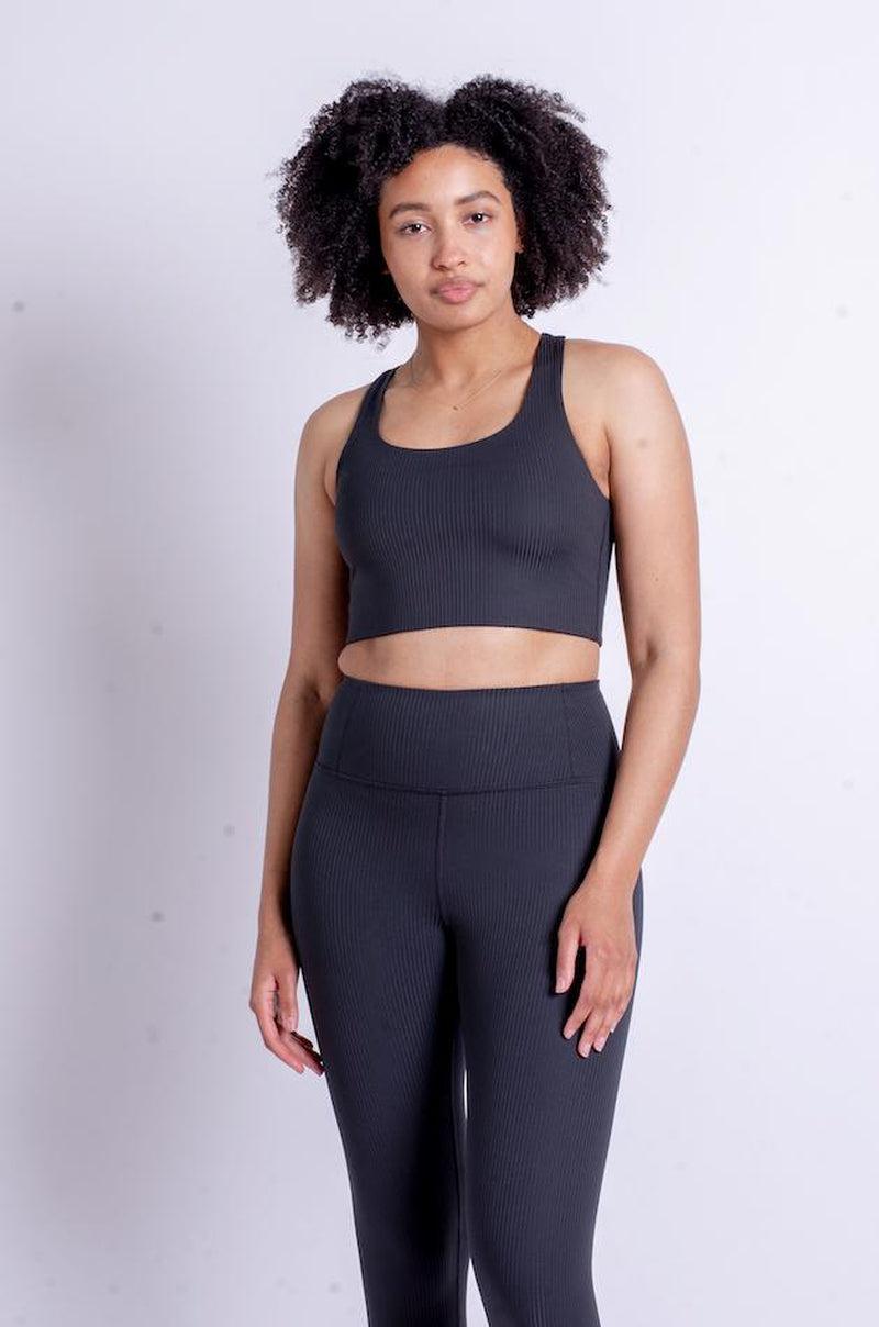 Rib Paloma by Girlfriend Collective in Black