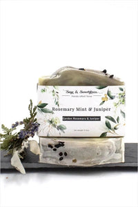 Natural Soap by Sage and Sweetgrass in Rosemary Mint & Juniper