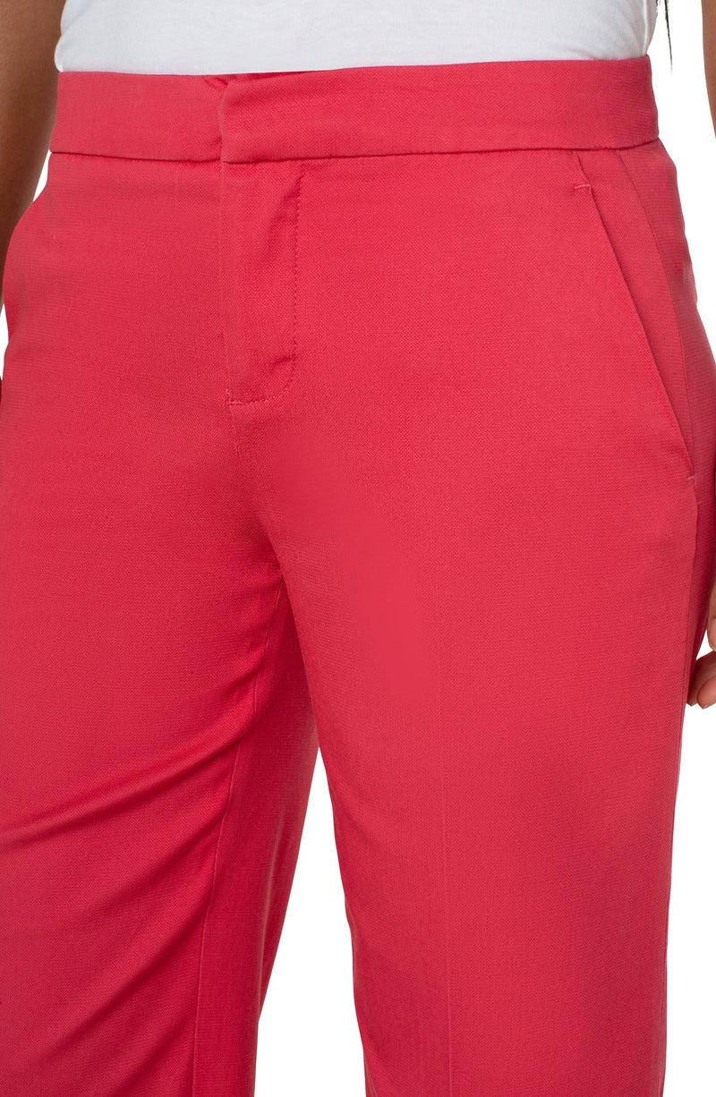 Cropped Trouser by Liverpool in Watermelon