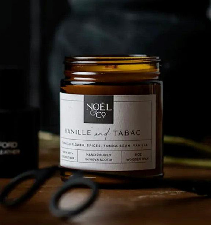 Vanilla and Tabac Scented Candle