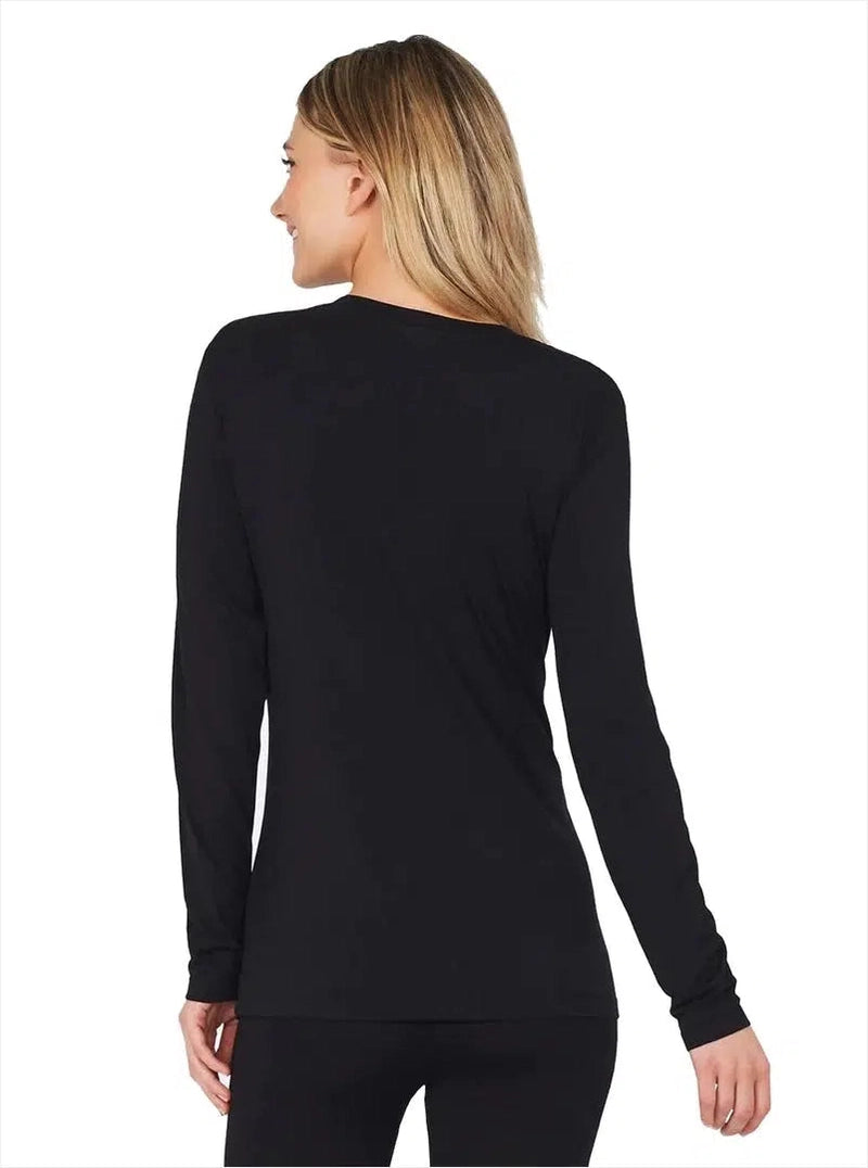 Women's Long Sleeve T-Shirt in Black