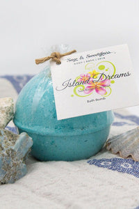 Bath Bomb by Sage and Sweetgrass in Island Dreams Scent